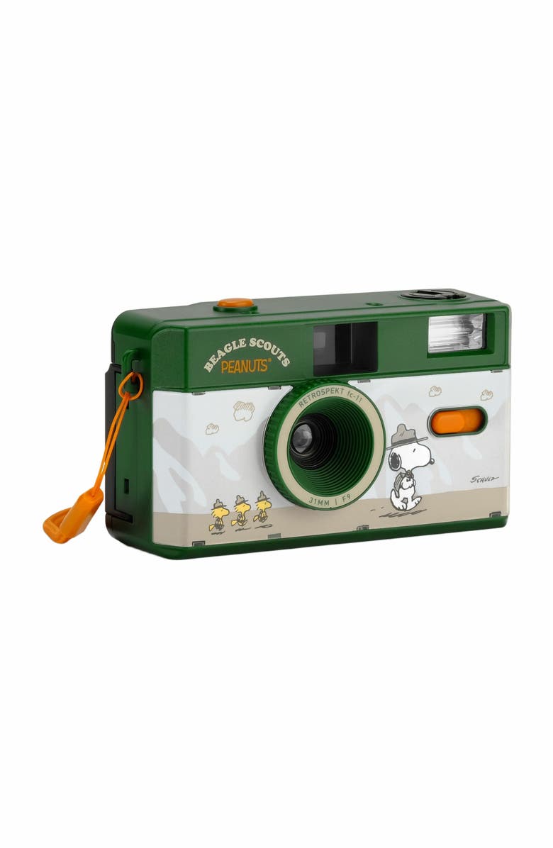Retrospekt Peanuts Beagle Scouts Retrospekt FC-11 35mm Film Camera, Main, color, 