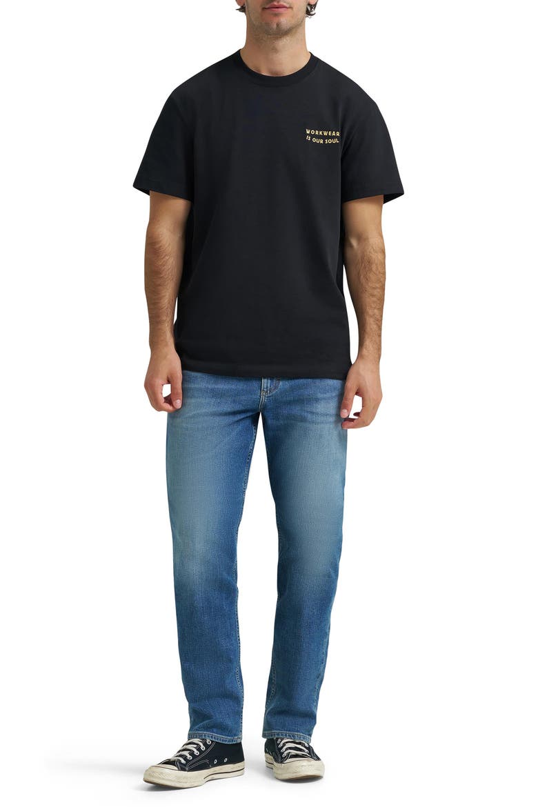 Workwear Uniform Graphic T-Shirt, Alternate, color, BLACK