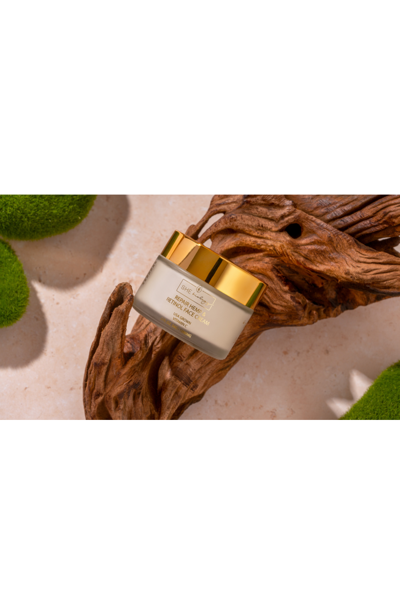 She Biology Repair Hemp & Retinol Face Cream, Alternate, color, Cream