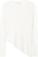 MANGO Asymmetric Alpaca & Wool Blend Sweater