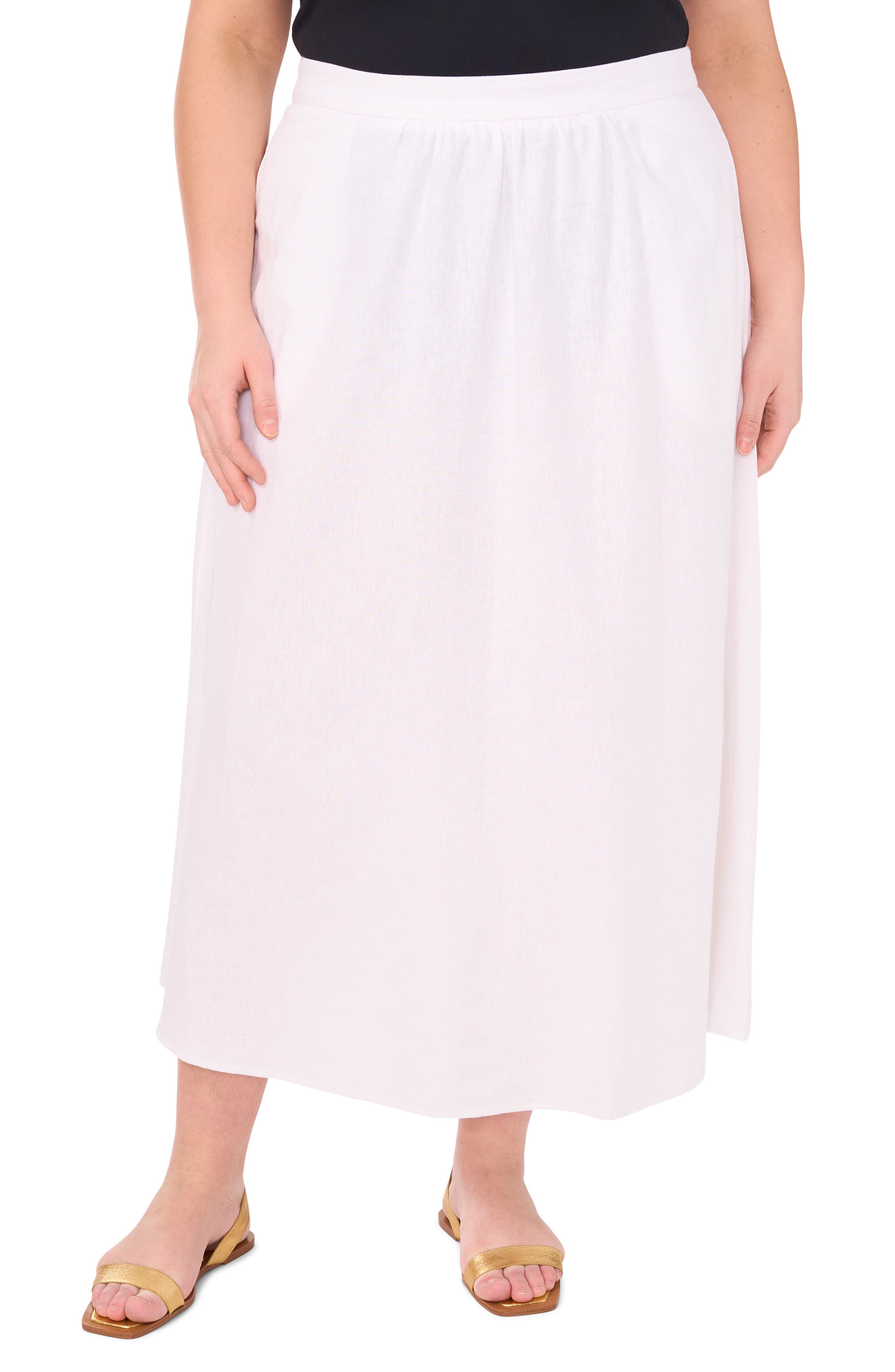Vince Camuto A-Line Midi Skirt