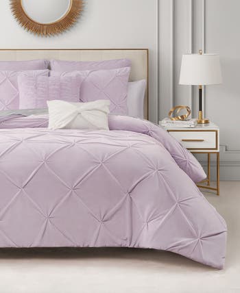 Kiss 5-Piece Pleat Plush Comforter Set