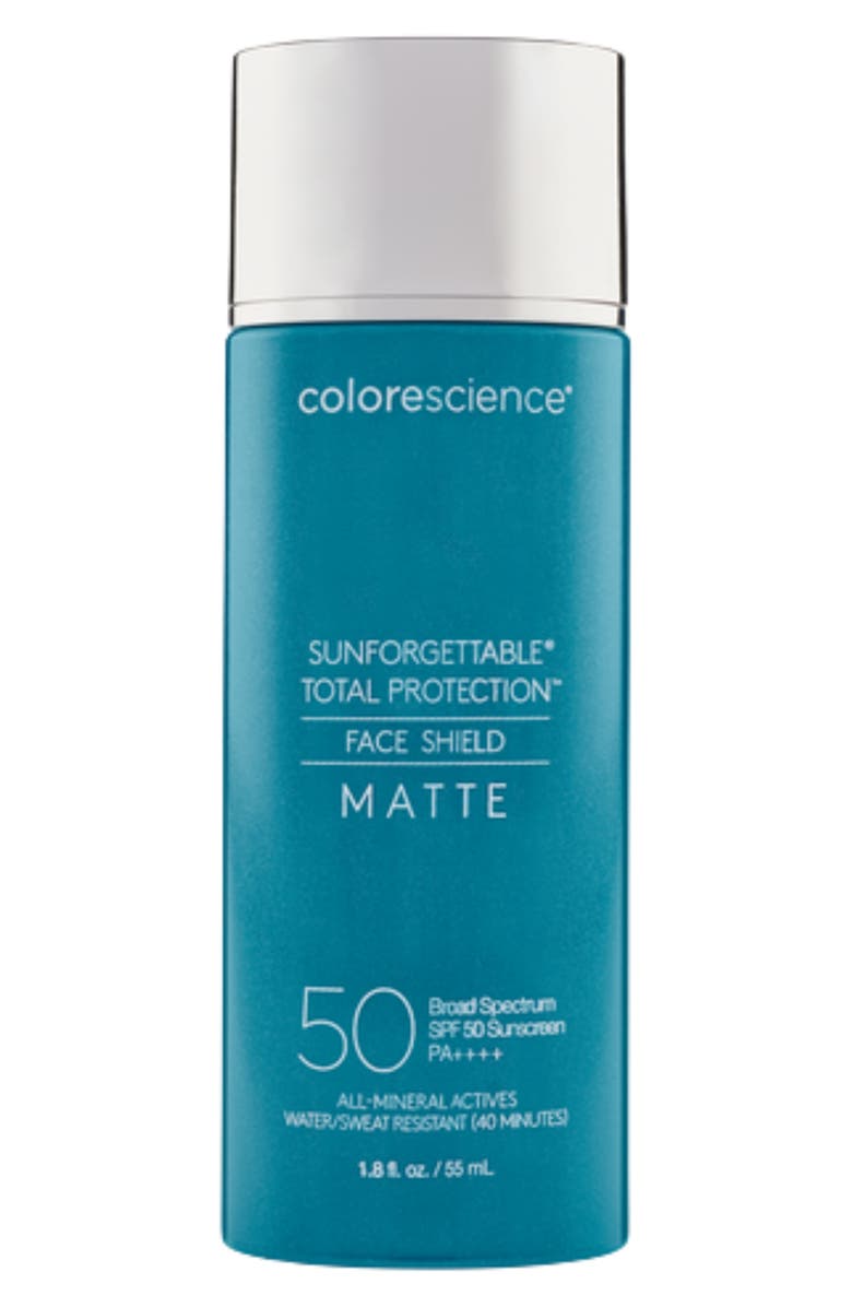 Colorescience Sunforgettable<sup>®</sup> Total Protection<sup>®</sup> Face Shield Matte SPF 50, Main, color, 
