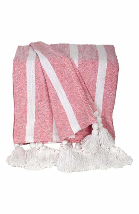 PARKLAND COLLECTION Nara Tassel Throw Blanket