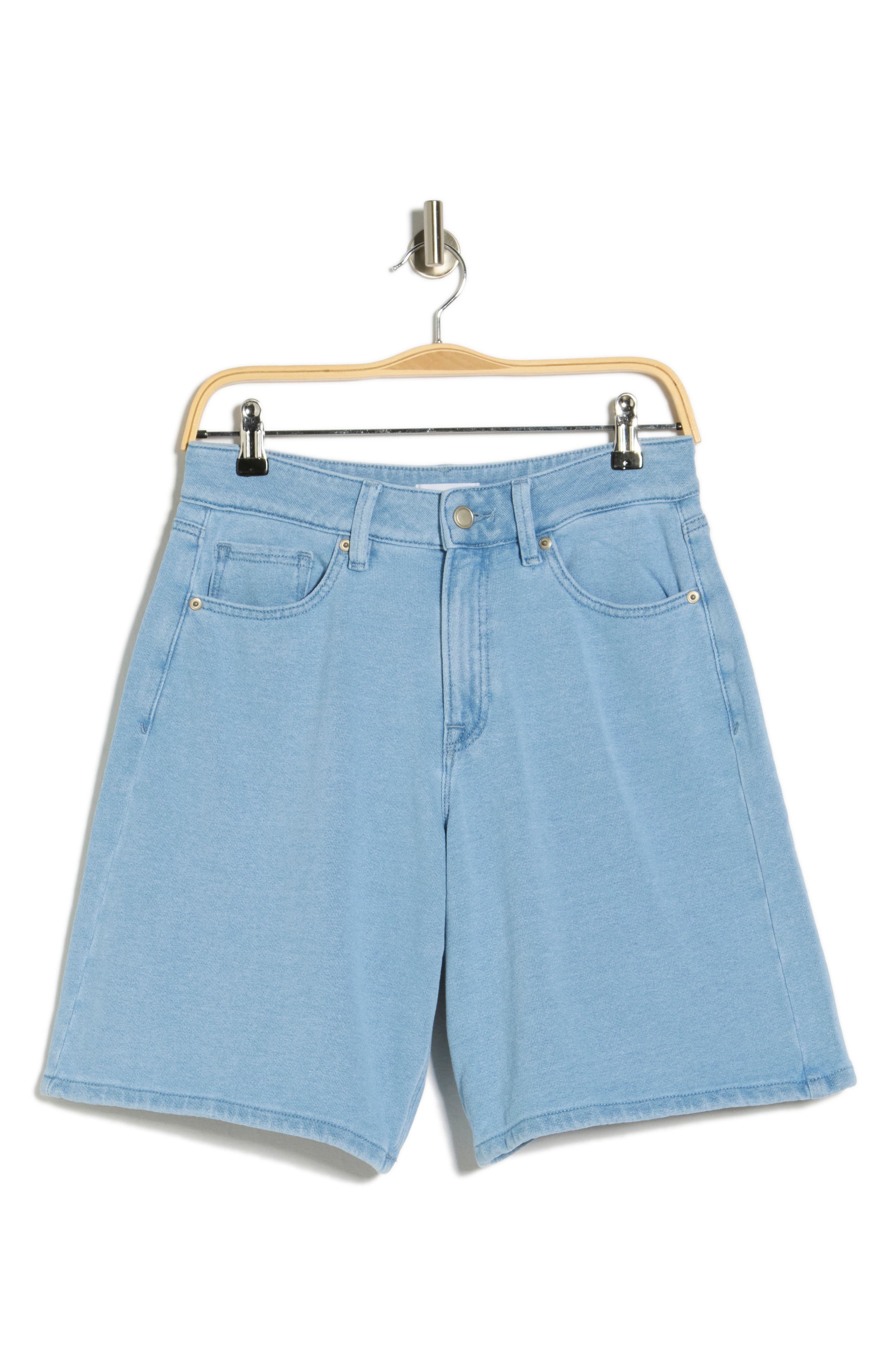 Good American Jeanius Good Ease Bermuda Shorts
