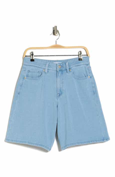 Good American Jeanius Good Ease Bermuda Shorts