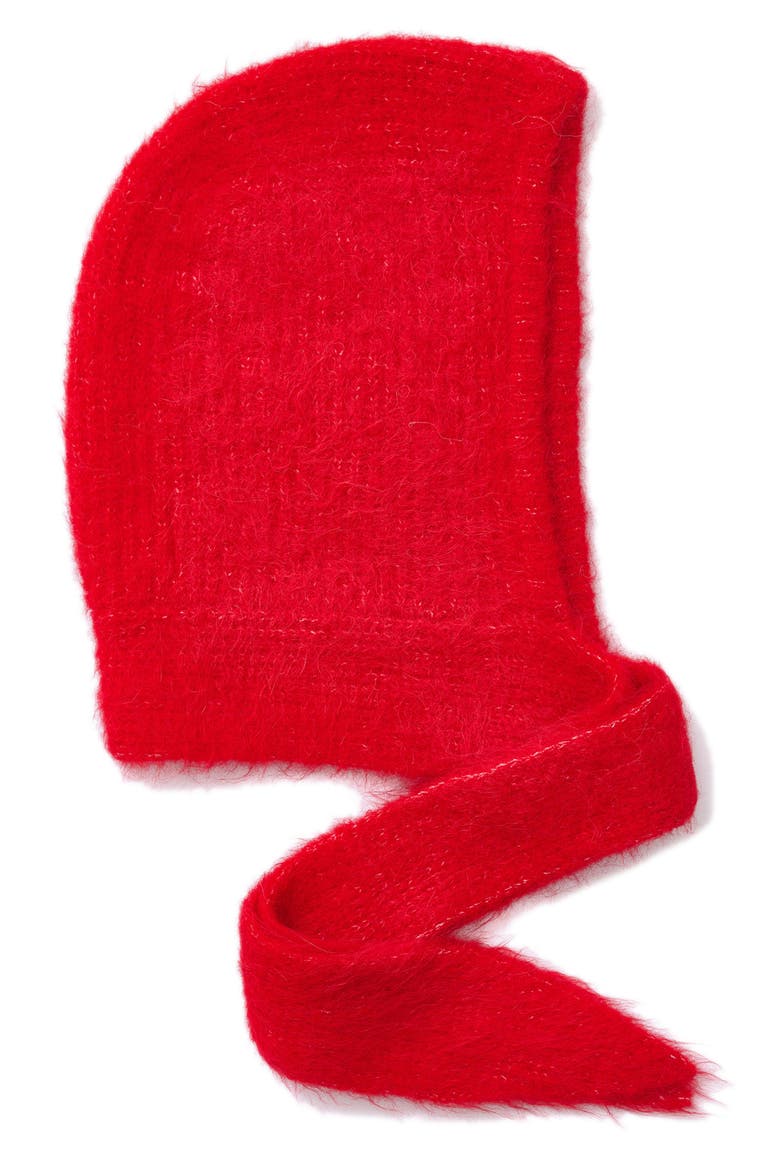 The Alpaca Bonnet, Alternate, color, FLAME RED