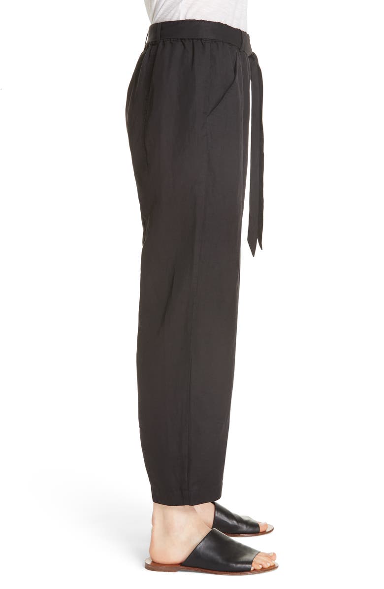 Eileen Fisher Lantern Twill Ankle Pants, Alternate, color, 