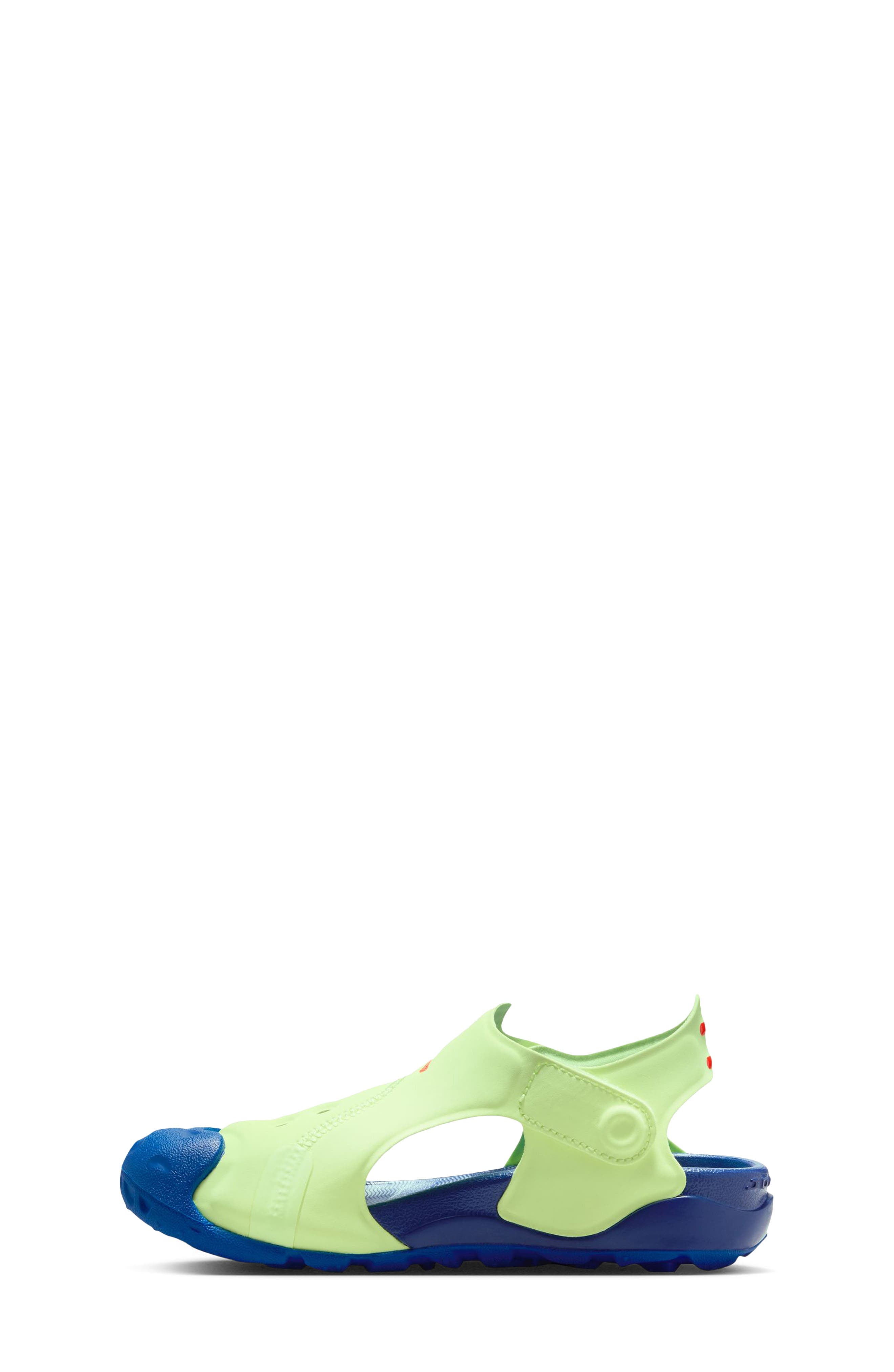 Nike Kids' Jordan OTDR Sandal, Alternate, color, Barely Volt/ Infrared/ Royal