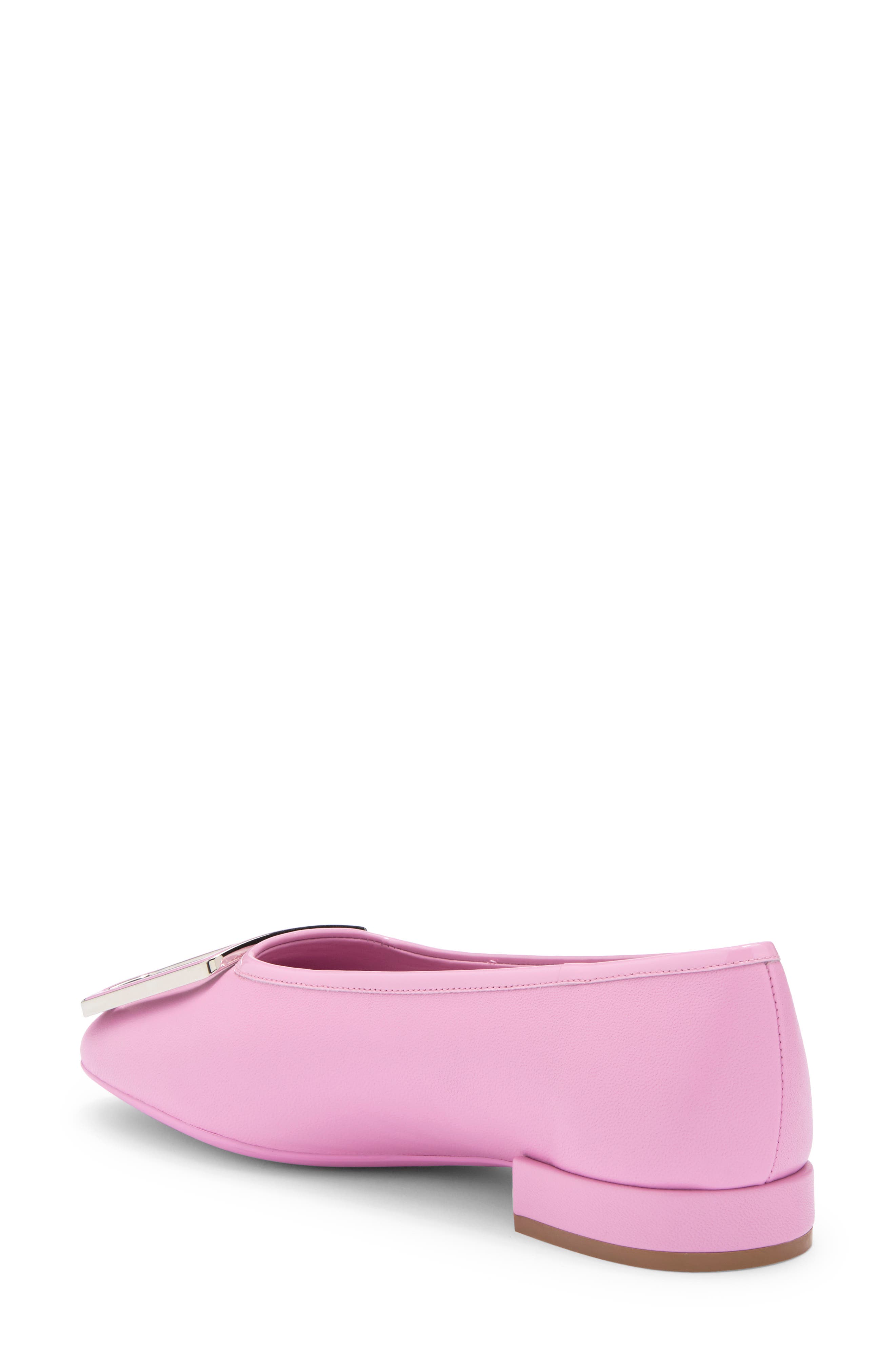FERRAGAMO Myrna Leather Ballet Flat, Alternate, color, 