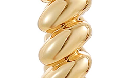 Ettika Twist Hoop Earrings In Gold