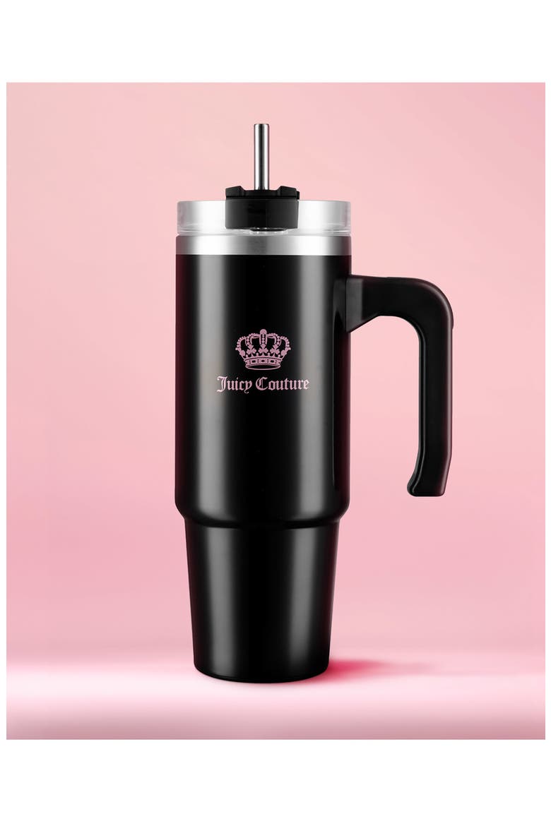 31.5-Ounce Stainless Steel Tumbler, Alternate, color, JET BLACK