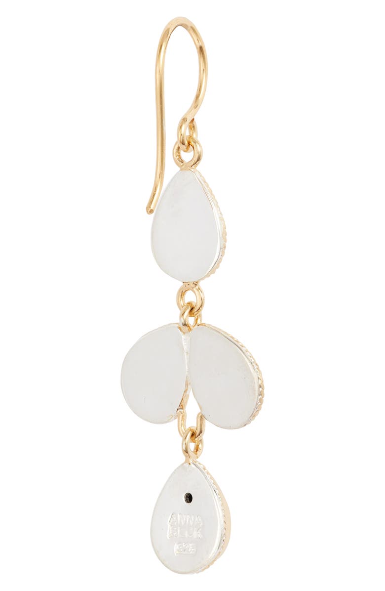 Anna Beck Hammered Stone Chandelier Earrings, Alternate, color, 
