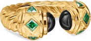 David Yurman Renaissance Color Ring in 18K Yellow Gold