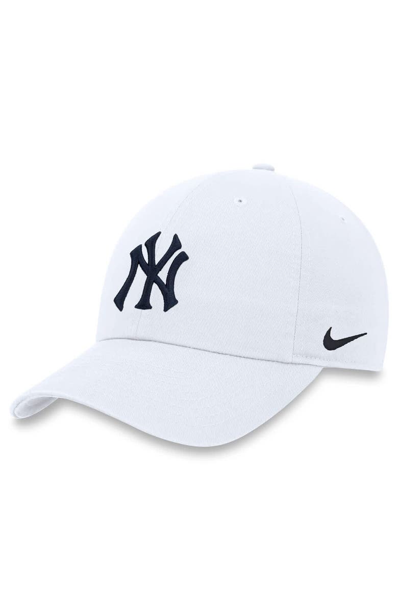 Nike Men's Nike  White New York Yankees Club Adjustable Hat, Main, color, 