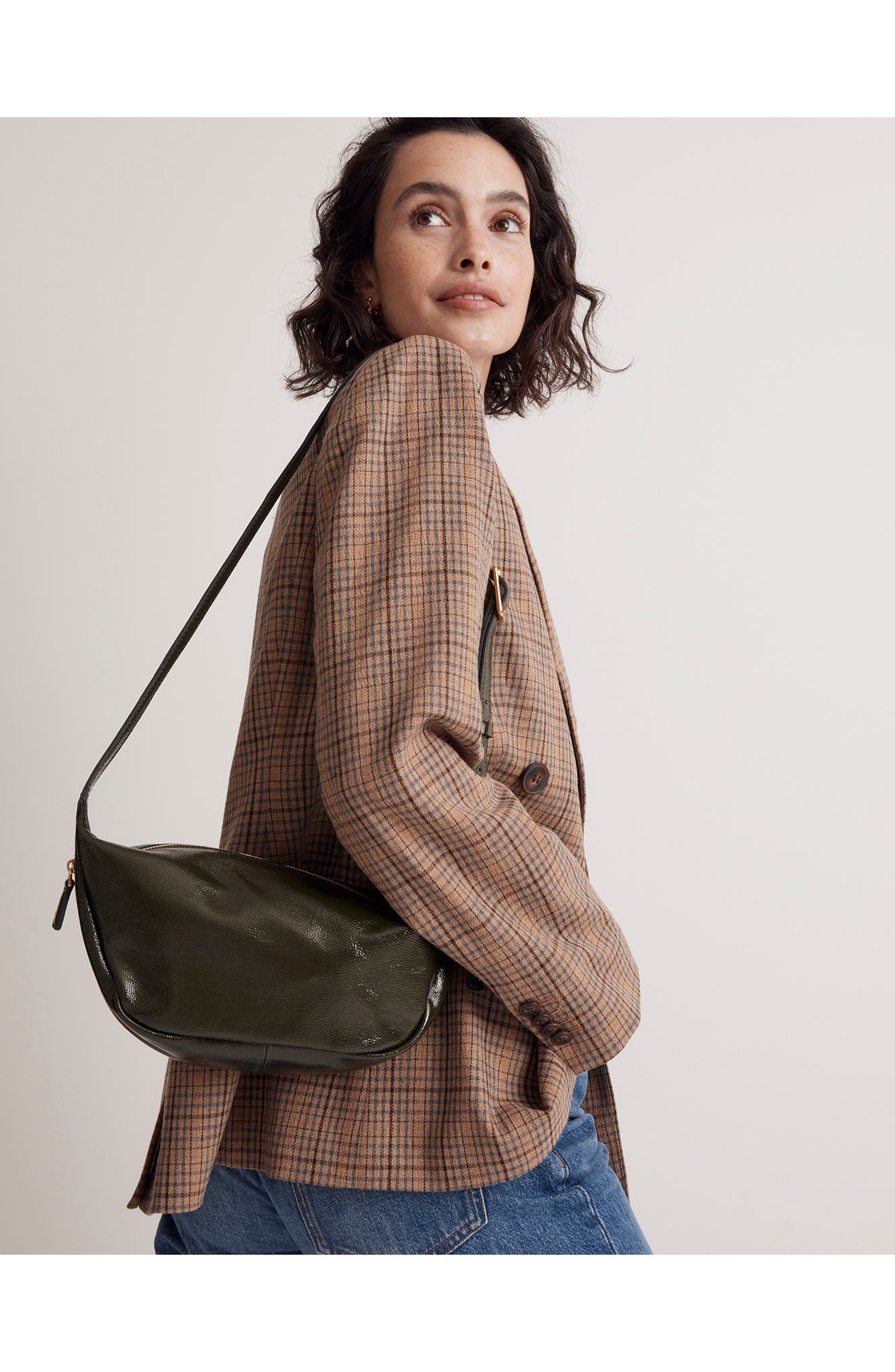 Madewell The Sling Leather Crossbody Bag, Alternate, color, 