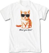 RIOT SOCIETY Meow You Doing Graphic T-Shirt