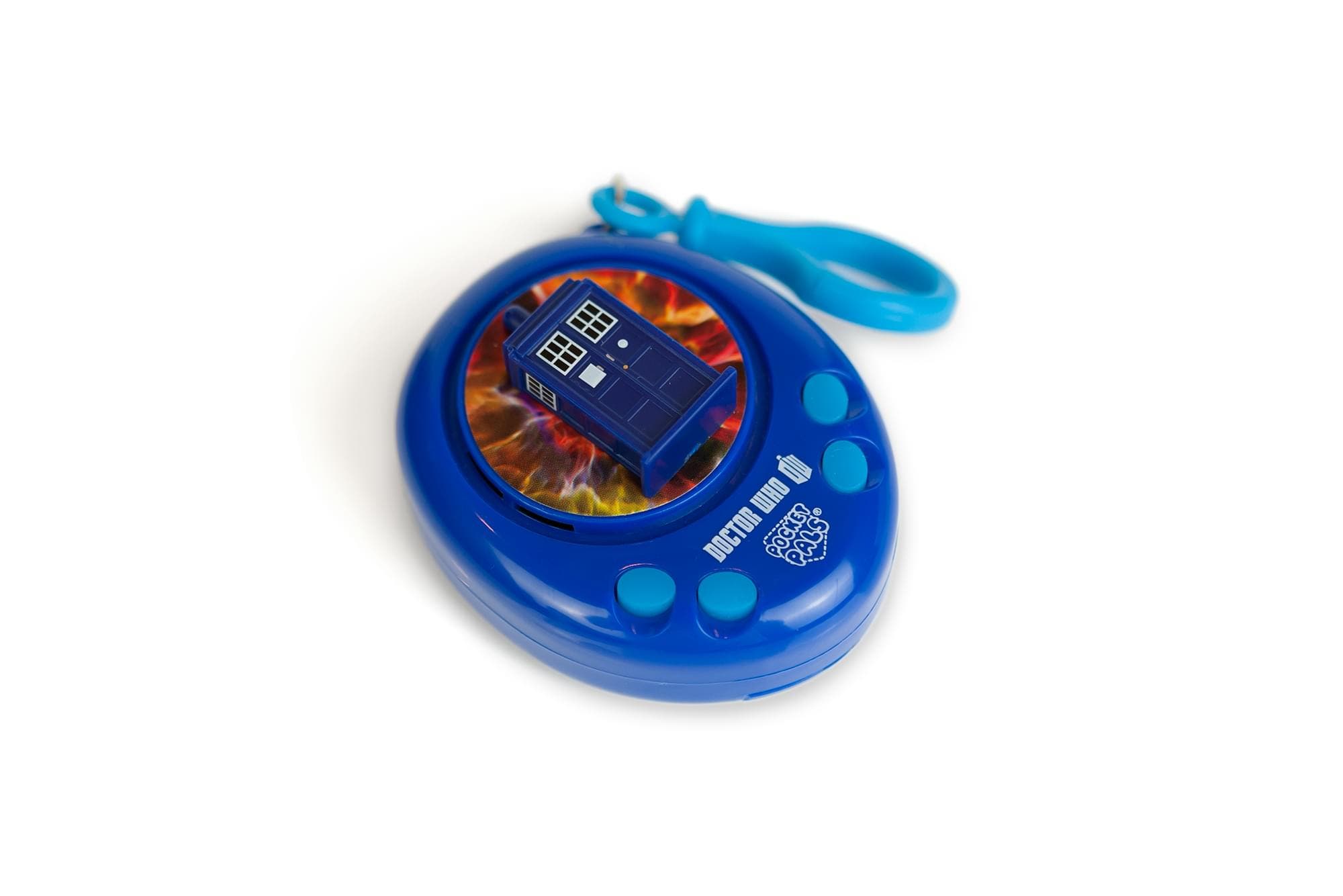 Toynk Doctor Who TARDIS Talking Clip On Keychain - Pocket Pal & Backpack Keyring, Alternate, color, Blue