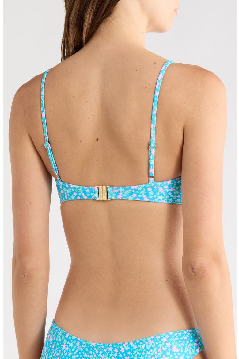 Gathered Crop Bikini Top, Alternate, color, OCEAN KISSES