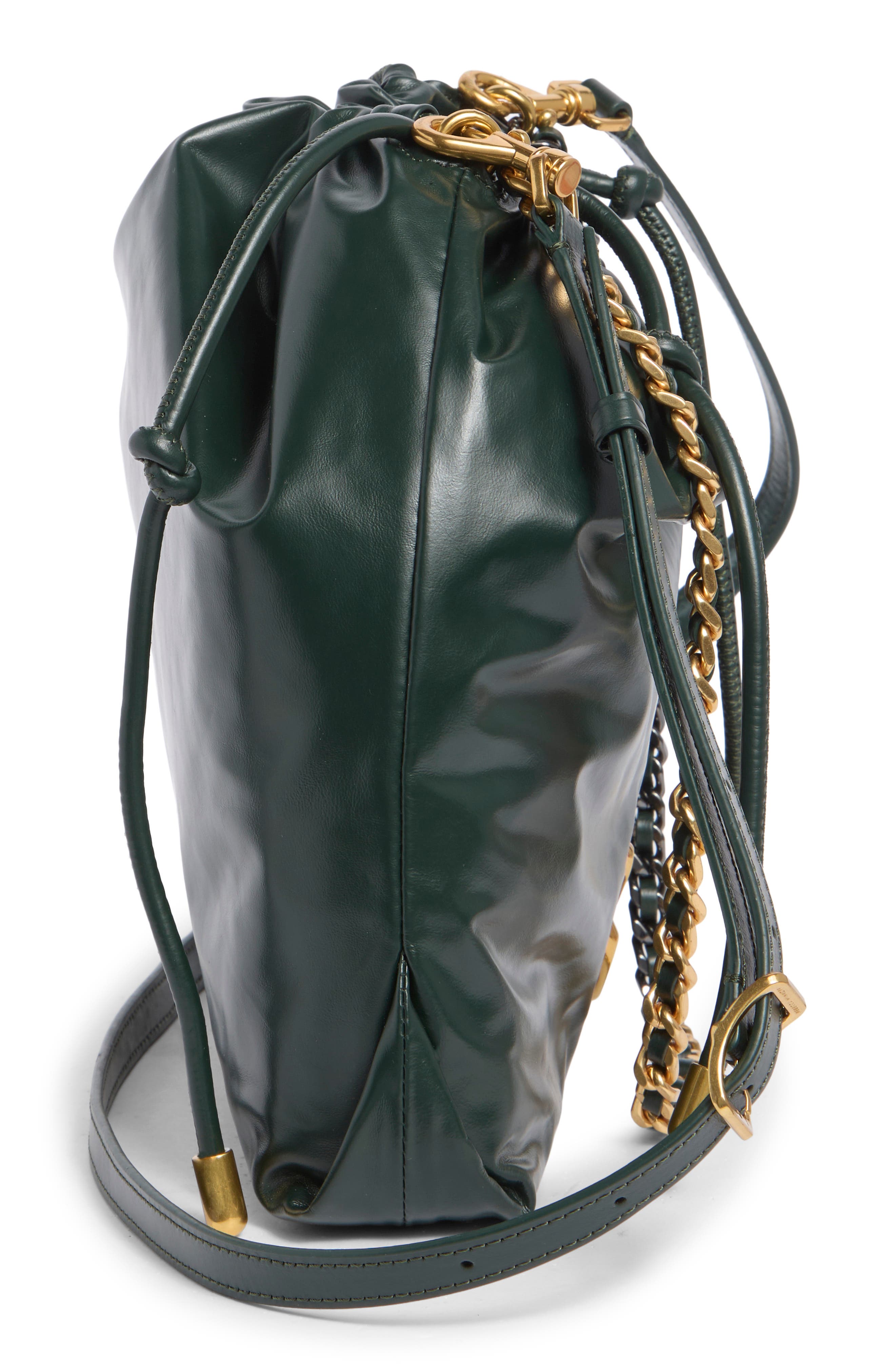 Zero Gravity Leather Crossbody Bag, Alternate, color, DARK ENVY