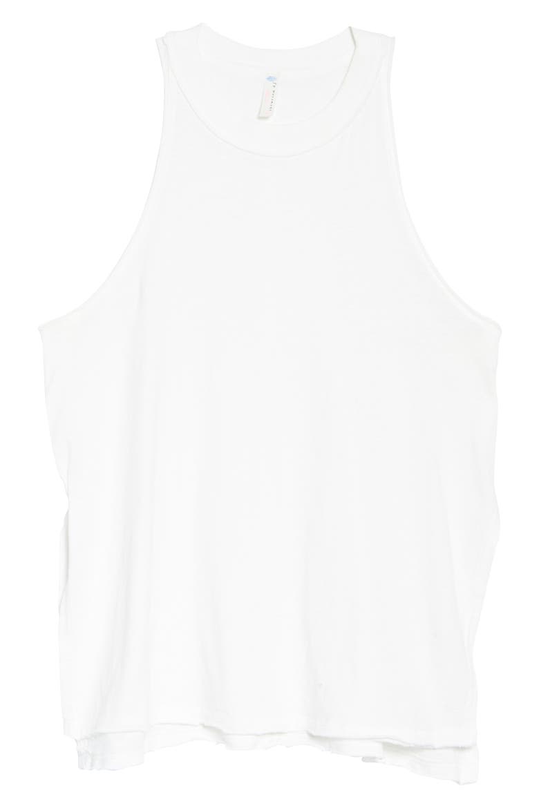 Free People FP Movement Fade with the Waves Tank Top, Alternate, color, WHITE