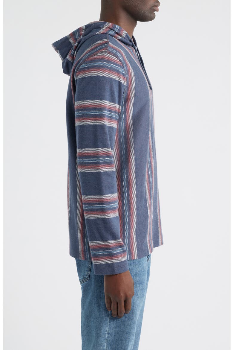 Legend Stripe Organic Cotton Blend Hoodie, Alternate, color, VINTAGE SERAPE
