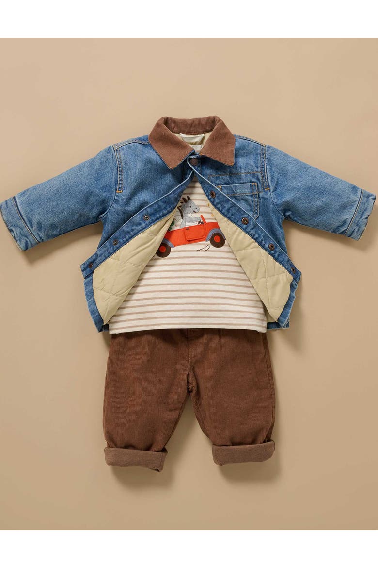 Denim Worker Jacket Toddler, Alternate, color, Mid Denim
