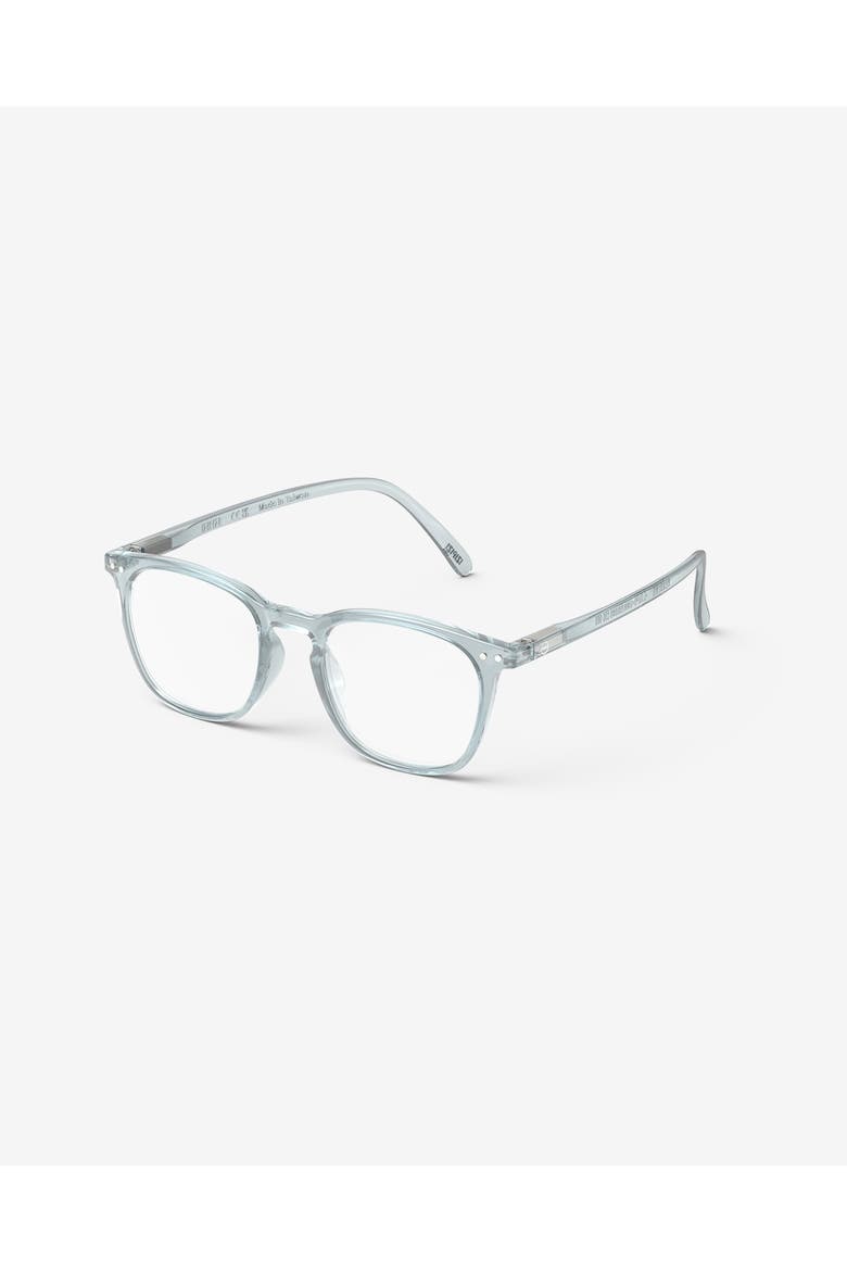 #E 49mm Trapeze Reading Glasses, Alternate, color, Frozen Blue