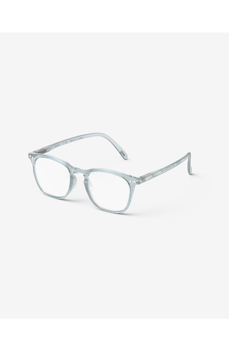 IZIPIZI #E 49mm Trapeze Reading Glasses, Alternate, color, Frozen Blue