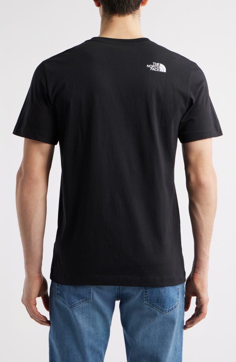 The North Face Half Dome Logo Graphic T-Shirt, Alternate, color, Black/ White