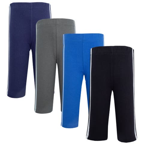 4Pk Cotton Athletic Pants