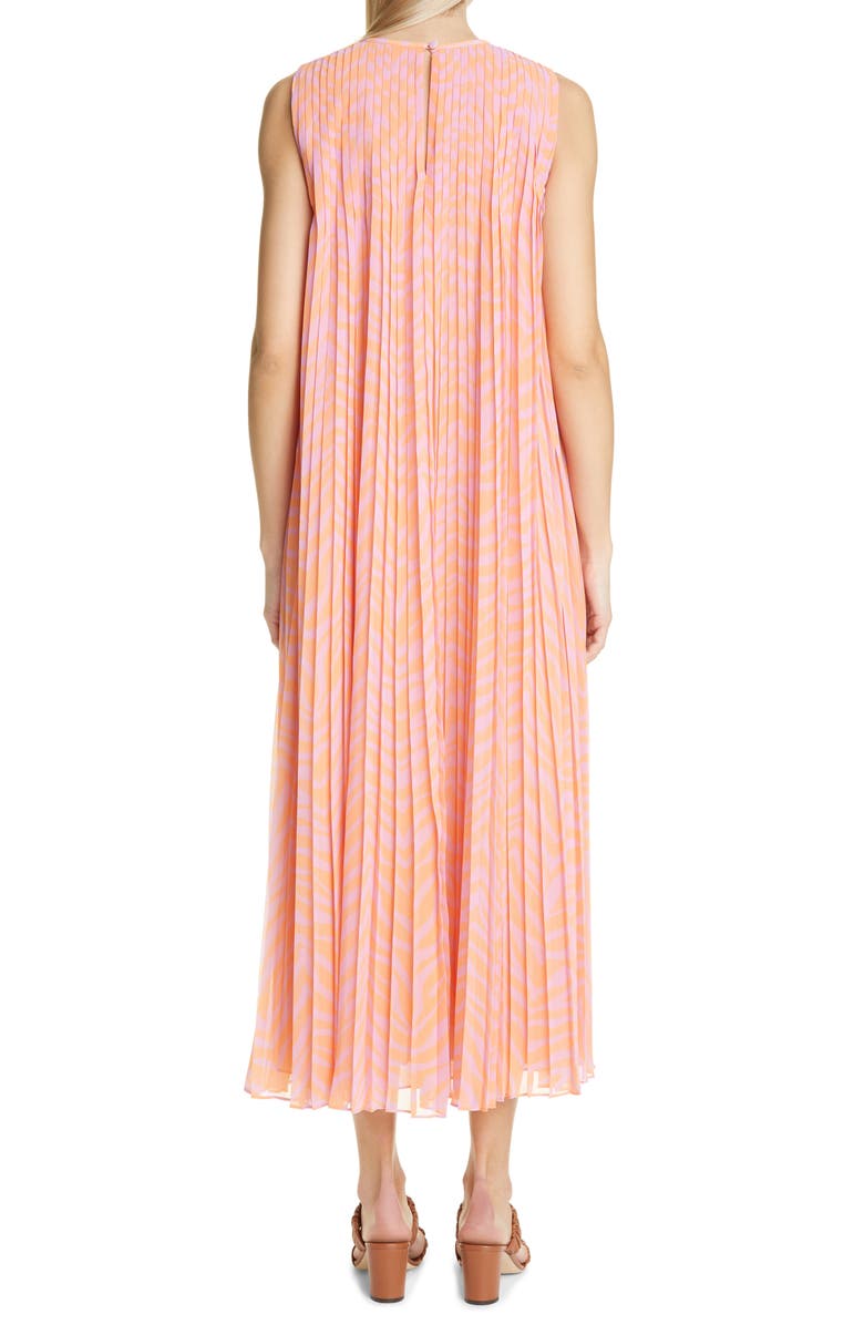 Lafayette 148 New York Willow Pleated Midi Dress, Alternate, color, 