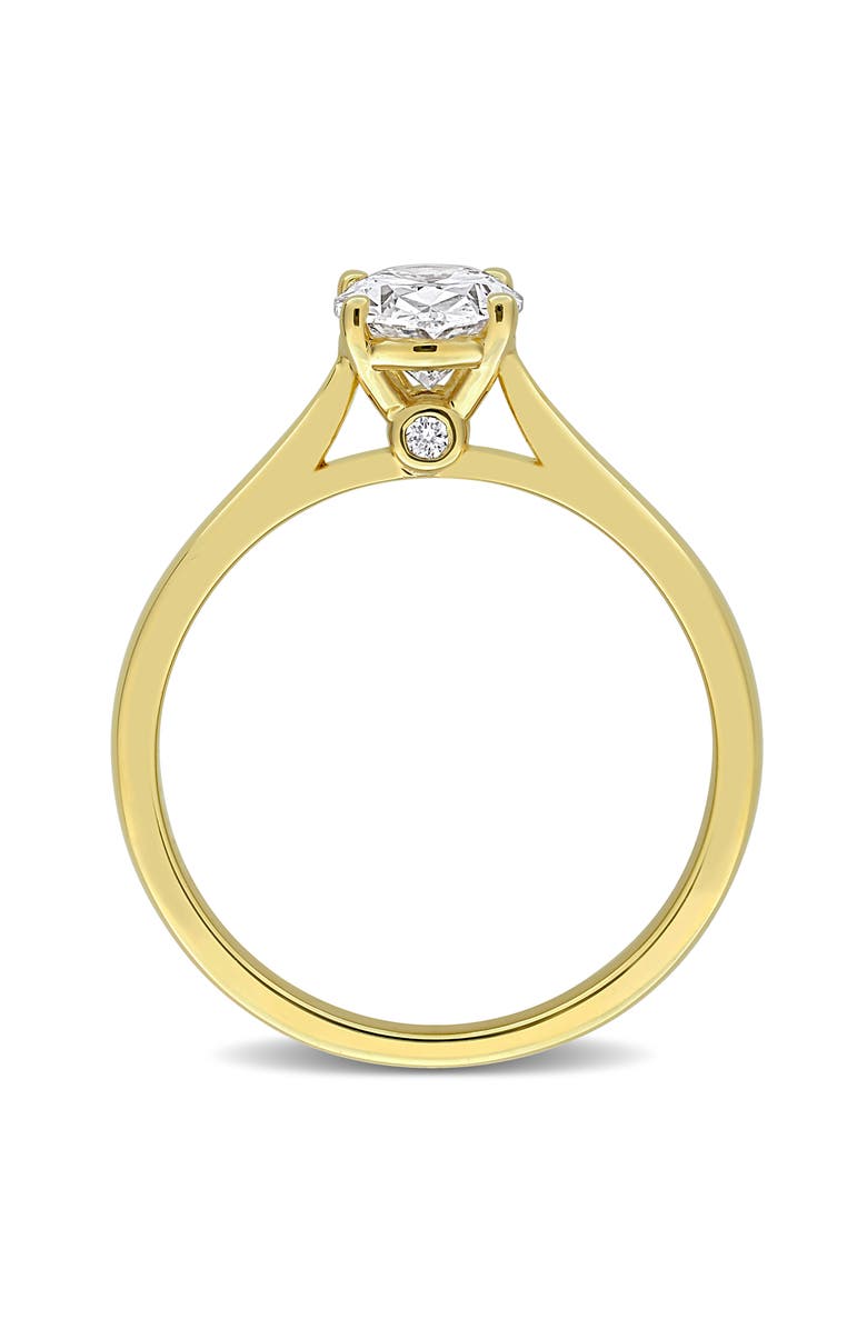 Created Forever Oval Cut Lab Grown Diamond Solitaire Ring, Alternate, color, 