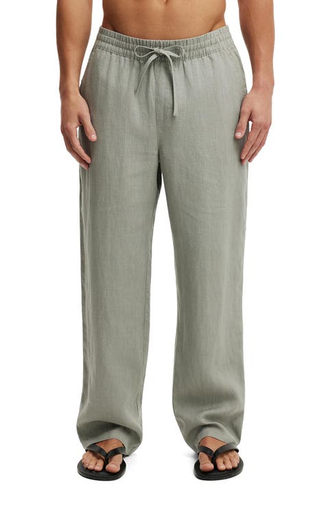 Men's Baggy Linen Pant