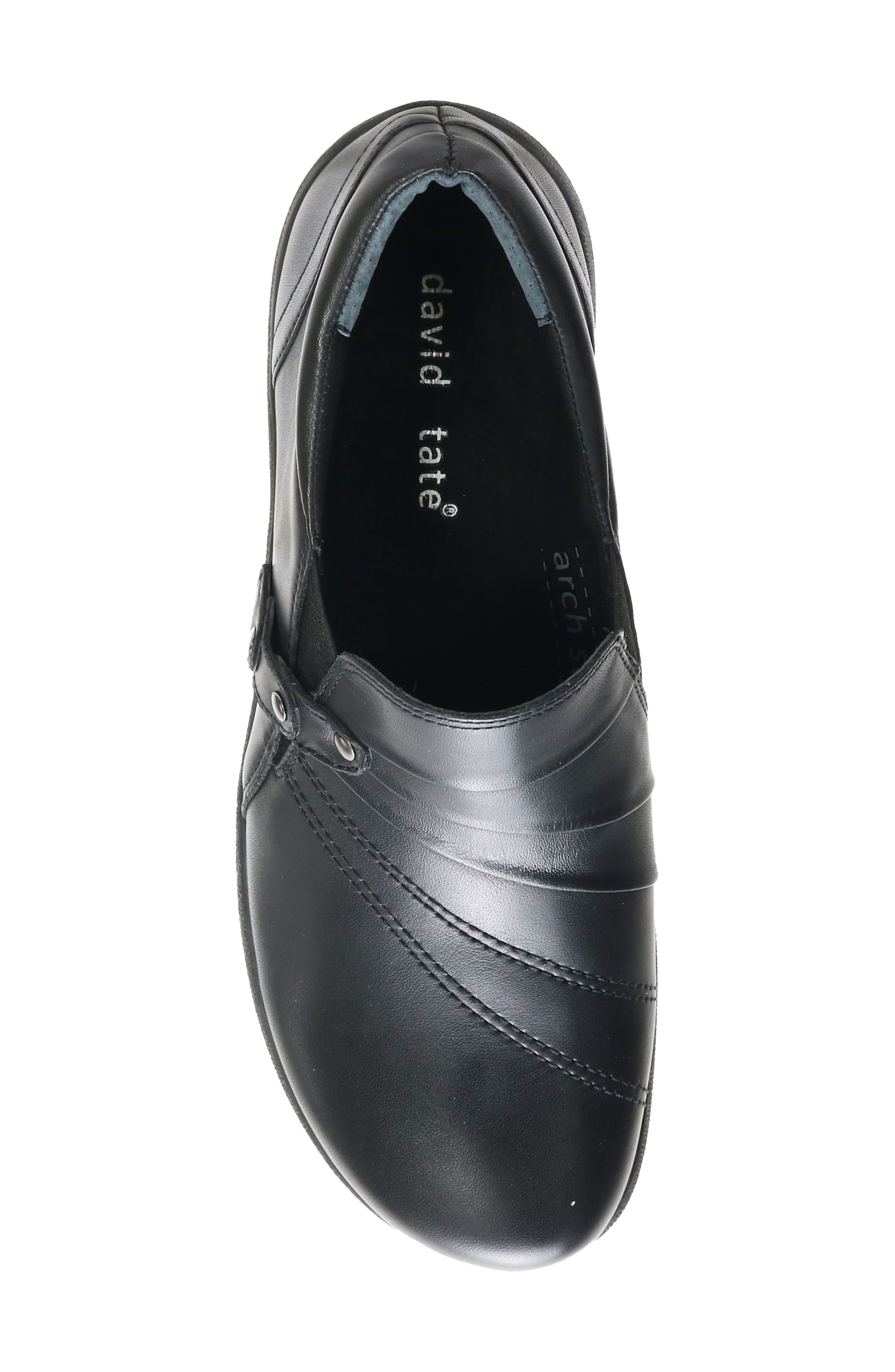 David Tate Serene Loafer, Alternate, color, Black Brushed Calf