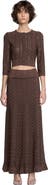 SANDRO Strass knit cropped cardigan