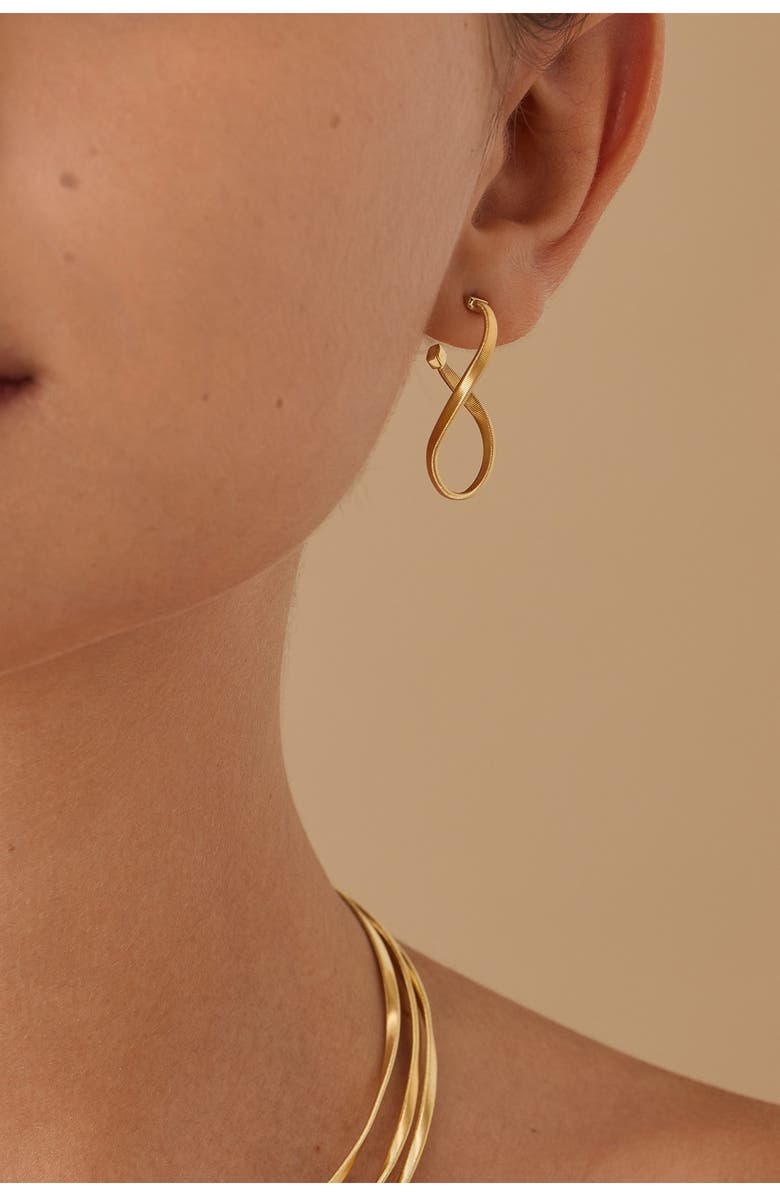 Marco Bicego Marrakech Drop Earrings, Alternate, color, Yellow Gold