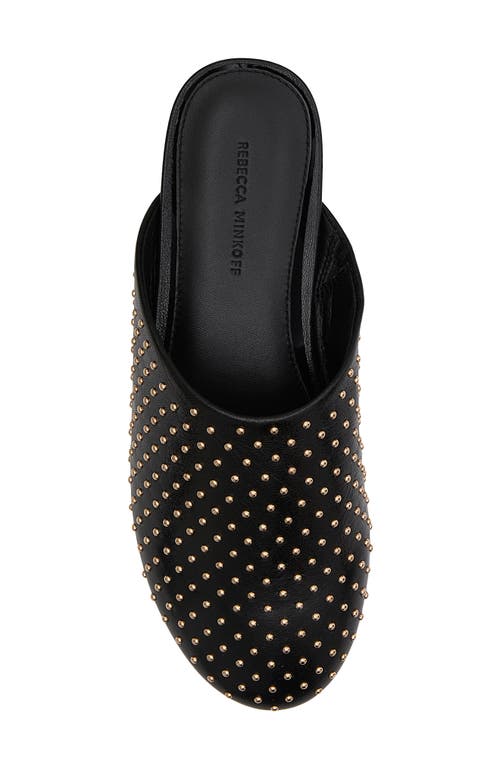 Rebecca Minkoff Studded Mule In Black