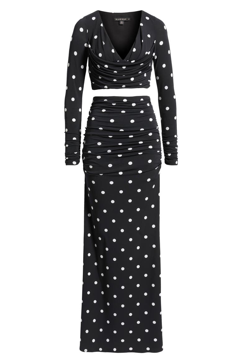 Rafaela Two-Piece Crop Top & Maxi Skirt Set, Alternate, color, SPOTLIGHT
