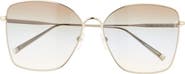 Longchamp Roseau 60mm Gradient Square Sunglasses