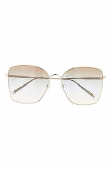 Longchamp Roseau 60mm Gradient Square Sunglasses