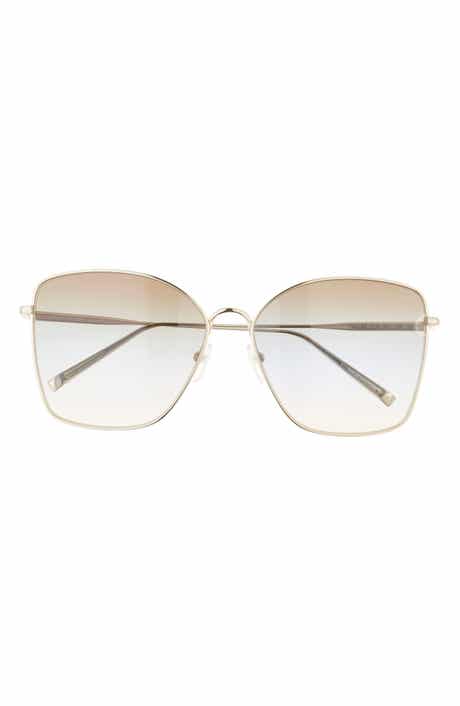 Longchamp Roseau 60mm Gradient Square Sunglasses