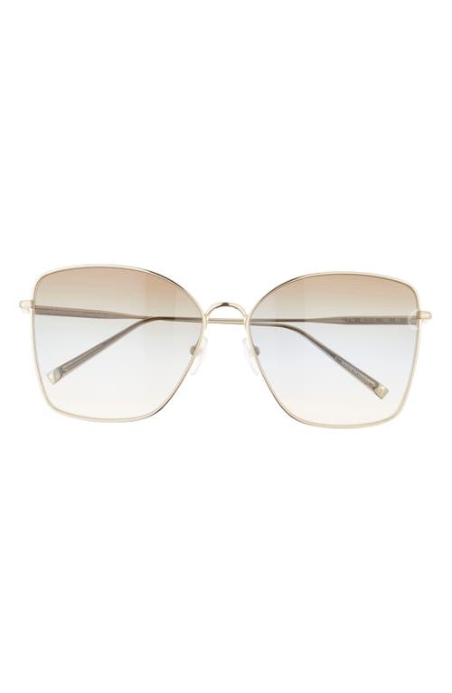 Longchamp Roseau 60mm Gradient Square Sunglasses In Multi