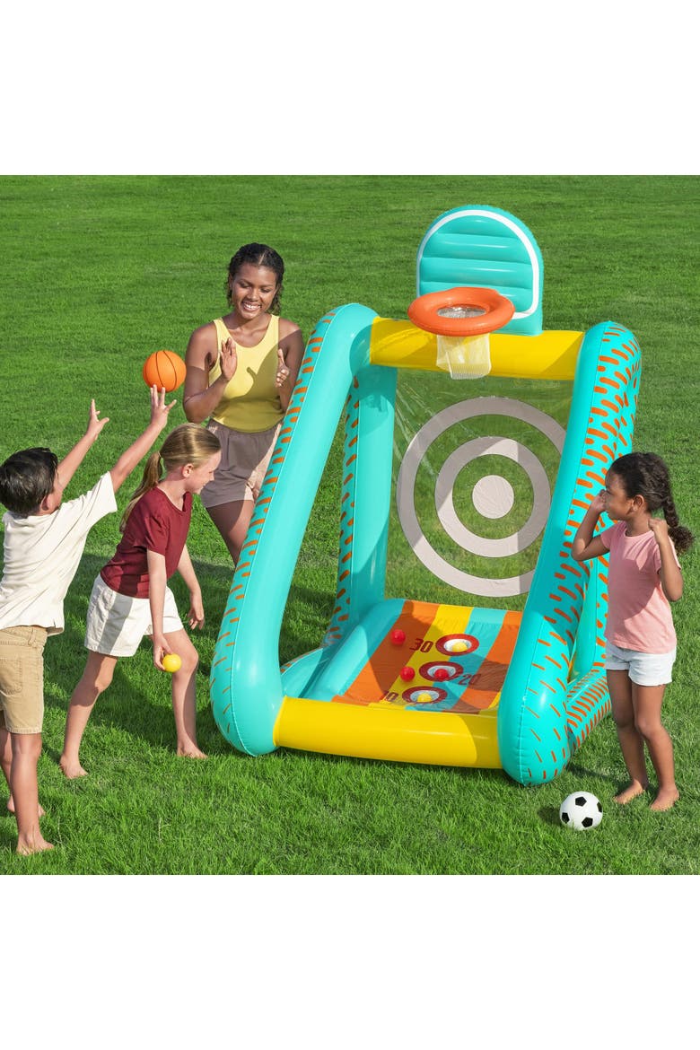 Inflatable Yard Game, Perfect Aim, Alternate, color, Multicolored