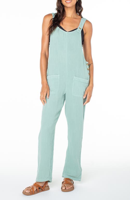Roxy Lighthouse Overalls In Aquifer Solid