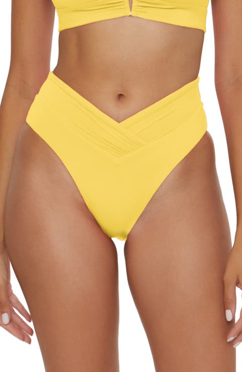 Color Code High Waist Bikini Bottoms