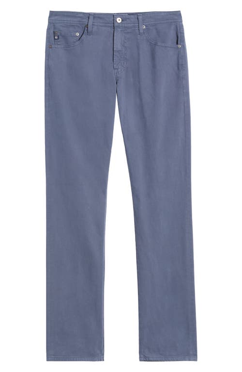 Ag Everett Sueded Stretch Sateen Slim Straight Leg Pants