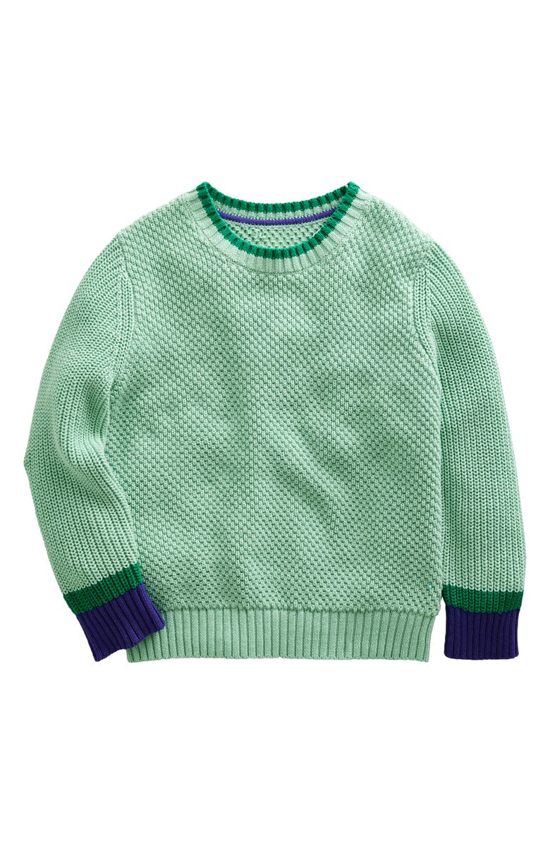 Mini Boden Kids' Chunky Cotton Sweater, Main, color, 