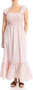 MAX STUDIO Tiered Printed Sundress