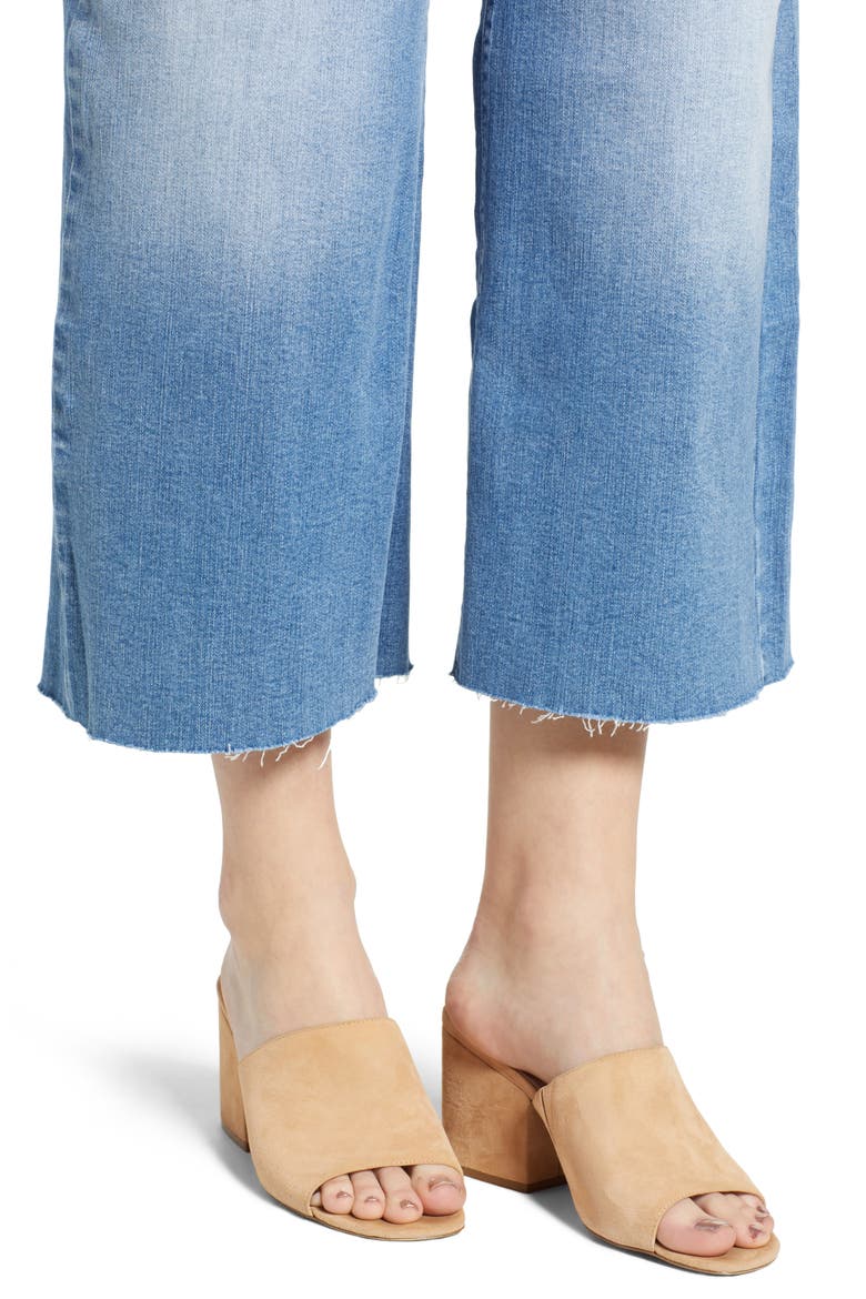 Crop Wide Leg Jeans, Alternate, color, LIGHT WASH